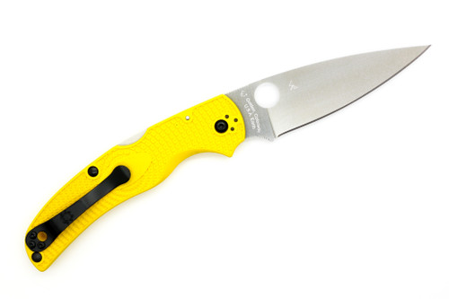 Spyderco Knives - Native Chief Lightweight - Salt Edition - 4" Magnacut Steel Folding Pocket Knife w/ Yellow Textured FRN Handle Spyderco Knives - Native Chief Lightweight - Salt Edition - 4" Magnacut Steel Folding Pocket Knife w/ Yellow Textured FRN Handle
