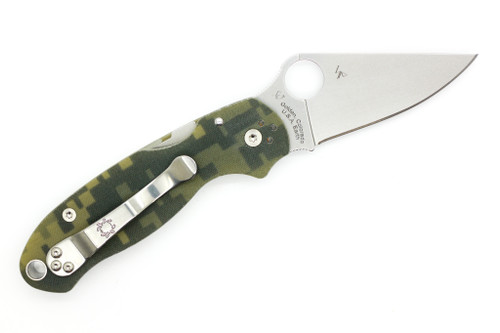 Spyderco - Para 3 - 3" CPM-S45VN Steel Folding Knife w/ Textured Digital Camo G-10 Handle