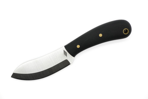 Battle Horse Knives - Lil' Muk - 2.7" 01 Steel Fixed Blade w/ Black Canvas Micarta Handle
