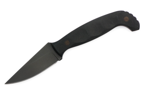 Dave Wenger Blades - Ally - 3.5" CPM 3V Fixed Blade W/ Black Paper Micarta Handle - Kydex Sheath