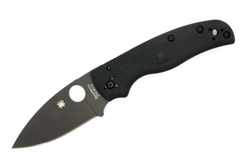 Spyderco - Shaman Light - 3.58" CTS BD1N Steel Folding Knife w/ Black FRN Handle