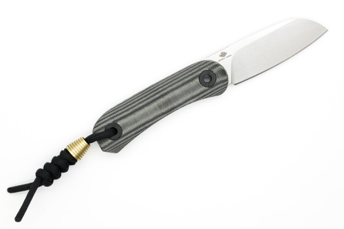 Knafs Knives - Lander 4 - 2.58" S35VN Steel Fixed Blade W/ Black Micarta Handles Knafs Knives - Lander 4 - 2.58" S35VN Steel Fixed Blade W/ Black Micarta Handles