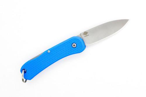 Knafs Knives - Lander 6 - 1.55" Satin 4034SS Steel Folding Blade W/ Blue FRN Handles Knafs Knives - Lander 6 - 1.55" Satin 4034SS Steel Folding Blade W/ Blue FRN Handles
