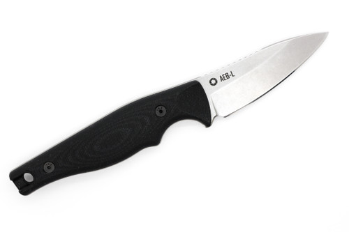 Stoner CNC - Vector 2.8 - 2.8" AEB-L Fixed Blade W/ Black G-10 Handles Stoner CNC - Vector 2.8 - 2.8" AEB-L Fixed Blade W/ Black G-10 Handles
