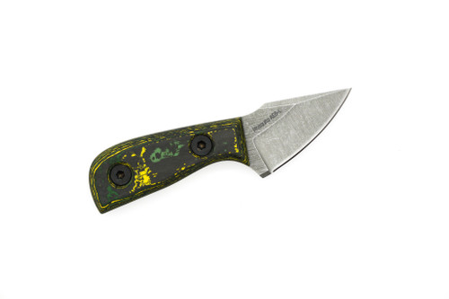 Very Good Knife Company - Mosquito - 1.75" AEB-L Fixed Blade W/ Toxic Storm Carbon Fiber Handle
