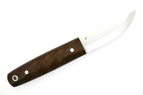 LT Wright Knives Pronghorn - 3V Steel - Scandi Grind - Brown Burlap Twist - Matte Finish LT Wright Knives Pronghorn - 3V Steel - Scandi Grind - Brown Burlap Twist - Matte Finish