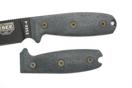 TKC: COMPACT G10 Handle for ESEE 3 / ESEE 4 - Grey Grip-X