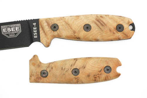 TKC: COMPACT G10 Handle for ESEE 3 / ESEE 4 - Burly Maple
