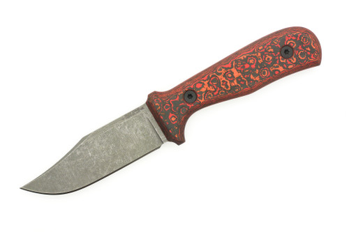 Very Good Knife Company - Counter Strike - 4" AEB-L Fixed Blade W/ Mars Valley FatCarbon Handle