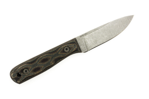 Very Good Knife Company - Rambler - 3.25" AEB-L Fixed Blade W/ Python Canvas Micarta Handle Very Good Knife Company - Rambler - 3.25" AEB-L Fixed Blade W/ Python Canvas Micarta Handle