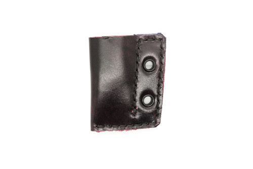 Aux Mfg - Pocket Lint Sheath - Red Leather with Black Stitching Aux Mfg - Pocket Lint Sheath - Red Leather with Black Stitching