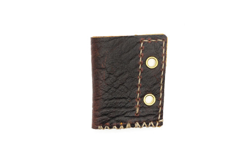 Aux Mfg - Pocket Lint Sheath - Dark Brown Leather with Tan Stitching Aux Mfg - Pocket Lint Sheath - Dark Brown Leather with Tan Stitching