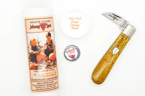 Great Eastern Cutlery GEC #93 Farm & Field Wood Chipper - 1 Blade - Osage Orange Wood - Short