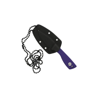 Aux Mfg Runt Fixed Blade, Purple G10, Stonewash 14C28N - AUX011PPL Aux Mfg Runt Fixed Blade, Purple G10, Stonewash 14C28N - AUX011PPL