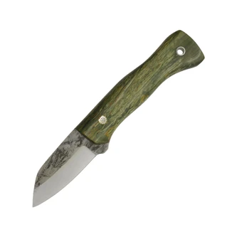 Darlington Edgecraft Big Foot - Green Oak Handle - Tapered Tang A2 - Leather Sheath