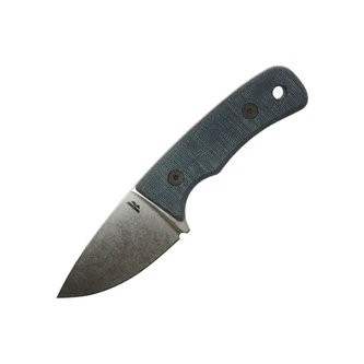 Knives By Nuge Wicket XL - Blue Jean Micarta - Stonewash AEB-L
