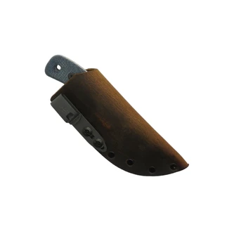 Knives By Nuge Wicket XL - Blue Jean Micarta - Stonewash AEB-L