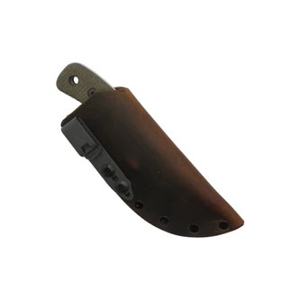 Knives By Nuge Wicket XL - OD Green Micarta - Stonewash AEB-L