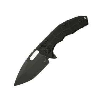 Heretic Knives Martyr Tanto - Black Polymer Chassis -  Black Magnacut