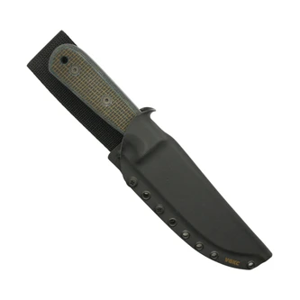 Very Good Knife Company - Walkabout - 6" AEB-L Fixed Blade W/ Kamari Burlap Handle Very Good Knife Company - Walkabout - 6" AEB-L Fixed Blade W/ Kamari Burlap Handle