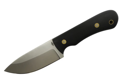 Battle Horse Knives - Renegade - 4.25" 01 Steel Fixed Blade w/ Black Canvas Micarta Handle