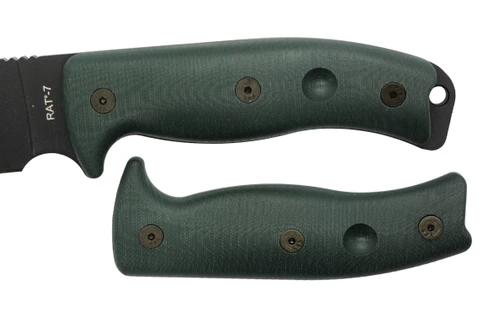 TKC: G10 Handle for Ontario RAT-5 /  RAT-6 / RAT-7 - Forest Green