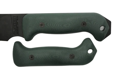 TKC: G10 Handle for Becker BK2, 3, 4, 5, 7, 9, 10, 21, 32, 39, 82, 92 - Forest Green