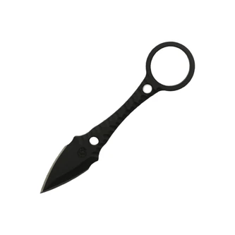 Half Face Blades - RingStrike - Armor Black Cerakote, Machine Rock Handle