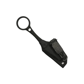 Half Face Blades - RingStrike - Armor Black Cerakote, Machine Rock Handle Half Face Blades - RingStrike - Armor Black Cerakote, Machine Rock Handle