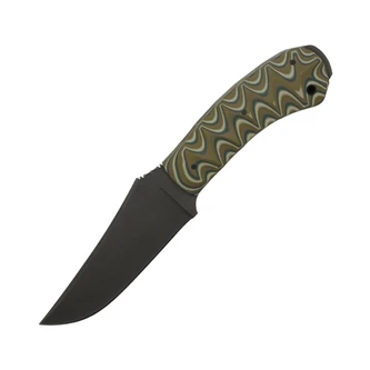 Winkler Knives - Crusher Belt Knife - 80CRV2 Steel - Flat Grind - Camo G10 Sculpted