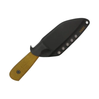 Very Good Knife Company - Hawk - AEB-L Fixed Blade W/ Castille Jute Canvas Micarta Handle Very Good Knife Company - Hawk - AEB-L Fixed Blade W/ Castille Jute Canvas Micarta Handle