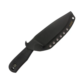 Very Good Knife Company - Rogue - 4" AEB-L Fixed Blade W/ Midnight Jute Canvas Micarta Handle Very Good Knife Company - Rogue - 4" AEB-L Fixed Blade W/ Midnight Jute Canvas Micarta Handle