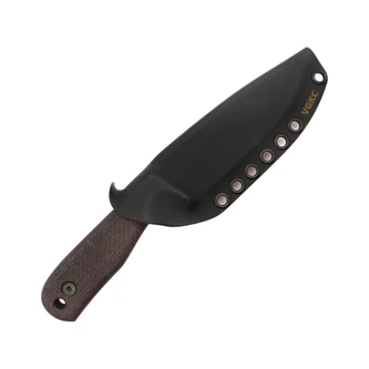 Very Good Knife Company - Rogue - 4" AEB-L Fixed Blade W/ Bison Jute Canvas Micarta Handle Very Good Knife Company - Rogue - 4" AEB-L Fixed Blade W/ Bison Jute Canvas Micarta Handle