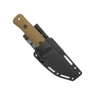 Reiff Knives RUT Natural Canvas Micarta, Stonewash Magnacut