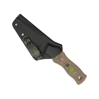 Aux Mfg Sgain Dubh, Watermelon Camo Carbon, DLC S35VN Aux Mfg Sgain Dubh, Watermelon Camo Carbon, DLC S35VN