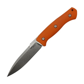 Defiant 7 BK - Orange G10 - Stonewash S45VN