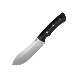 Lishen Knives Puma 2, Black Canvas Micarta w/ Aluminum Pins, AEB-L