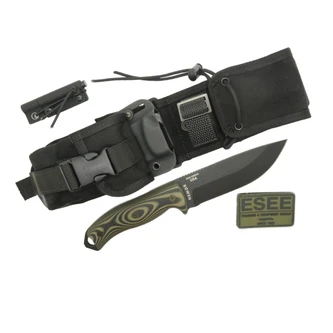 TKC Custom ESEE-5 - Complete Sheath System - Green and Black G10 Handle - Free Extras! TKC Custom ESEE-5 - Complete Sheath System - Green and Black G10 Handle - Free Extras!