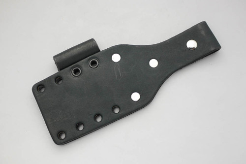 TKC: #2 Leather Backer WITH Loop, BLACK | Fits ESEE 3/4 Width Sheaths