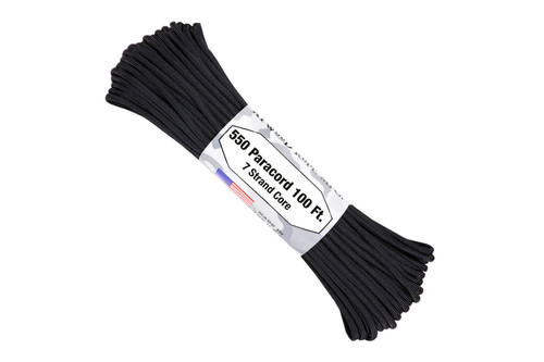 Atwood 550 Paracord 100' Black