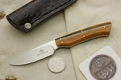 Arno Bernard Knives - Scavenger Series - Custom Galago Fixed Blade Knife w/ Giraffe Bone Handle - 3