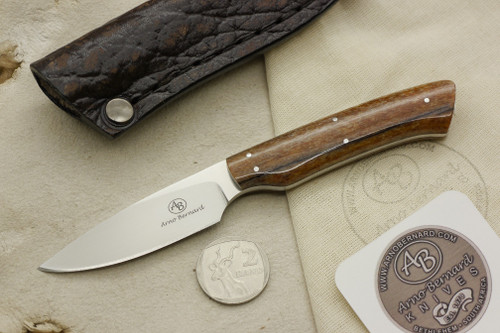 Arno Bernard Knives - Scavenger Series - Custom Galago Fixed Blade Knife w/ Giraffe Bone Handle - 4