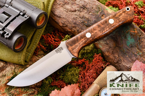 Bark River Knives - Bravo-1 - A2 Steel - Turkish Walnut Burl Handle