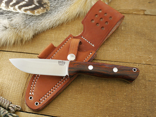 Bark River Knives: Bravo-1 Rampless Field Knife CPM 3V Steel Fixed Blade Knife w/ Cocobolo Handle - 1