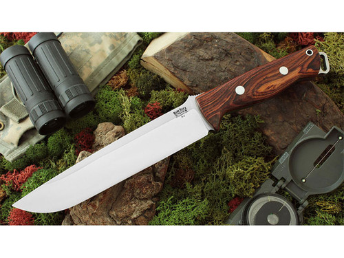 Bark River Knives: Bravo-2, A2 Steel, Fixed Blade Knife w/ Cocobolo Handle - 2