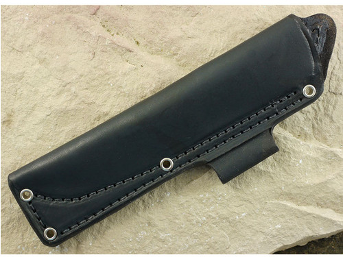 Bark River Knives: Bushcraft Black "B" Sheath, Left Hand