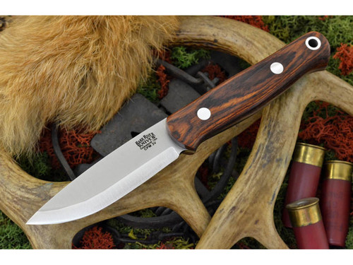 Bark River Knives: Bushcrafter (Smooth Spine) Fixed Blade Knife w/ Cocobolo Handle - 3