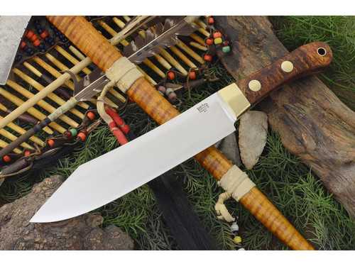 Bark River Knives: Hudson Bay Camp II Fixed Blade Knife w/ Desert Ironwood Burl Handle - 2