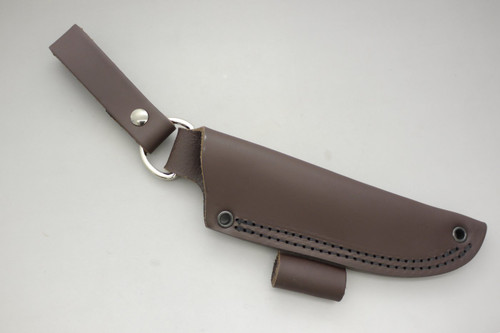Battle Horse Knives #10 Pouch Style Sheath WITH Firesteel Loop, Right Hand - Brown