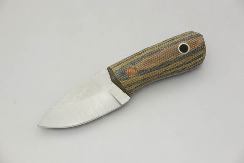 Cumming Bladeworks - Necker - Camo Canvas Micarta - .118" Thick AEB-L Steel